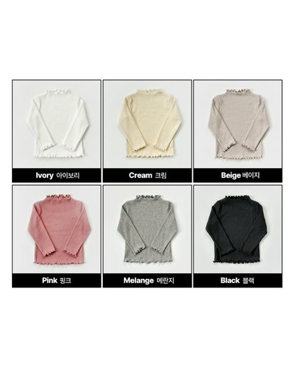 【1,000円ぽっきり】Lay Rib Terry Tee / 2color / 11(120)-17(150) / whitesketchbook【国内直送ｂ】