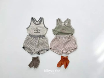 Kind Sleeveless Top Bottom Set  Hi Byebebe 2023summer