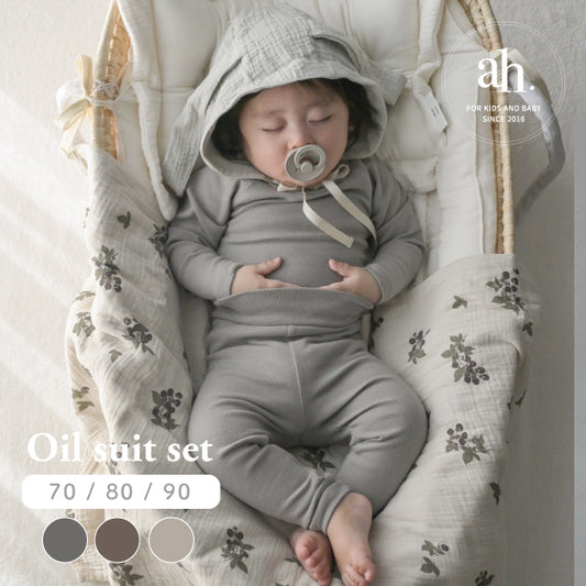 【30%OFF】Baby Oil suit set 70/90cm / peekabooF