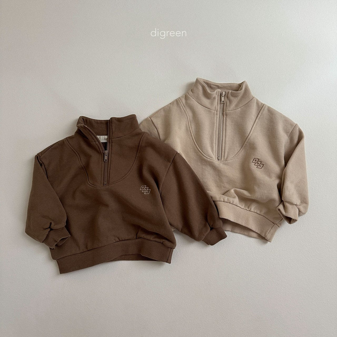 【お取り寄せ】ABC zip up / 2color / S(90)-XXL(130) / Digreen 2024fw