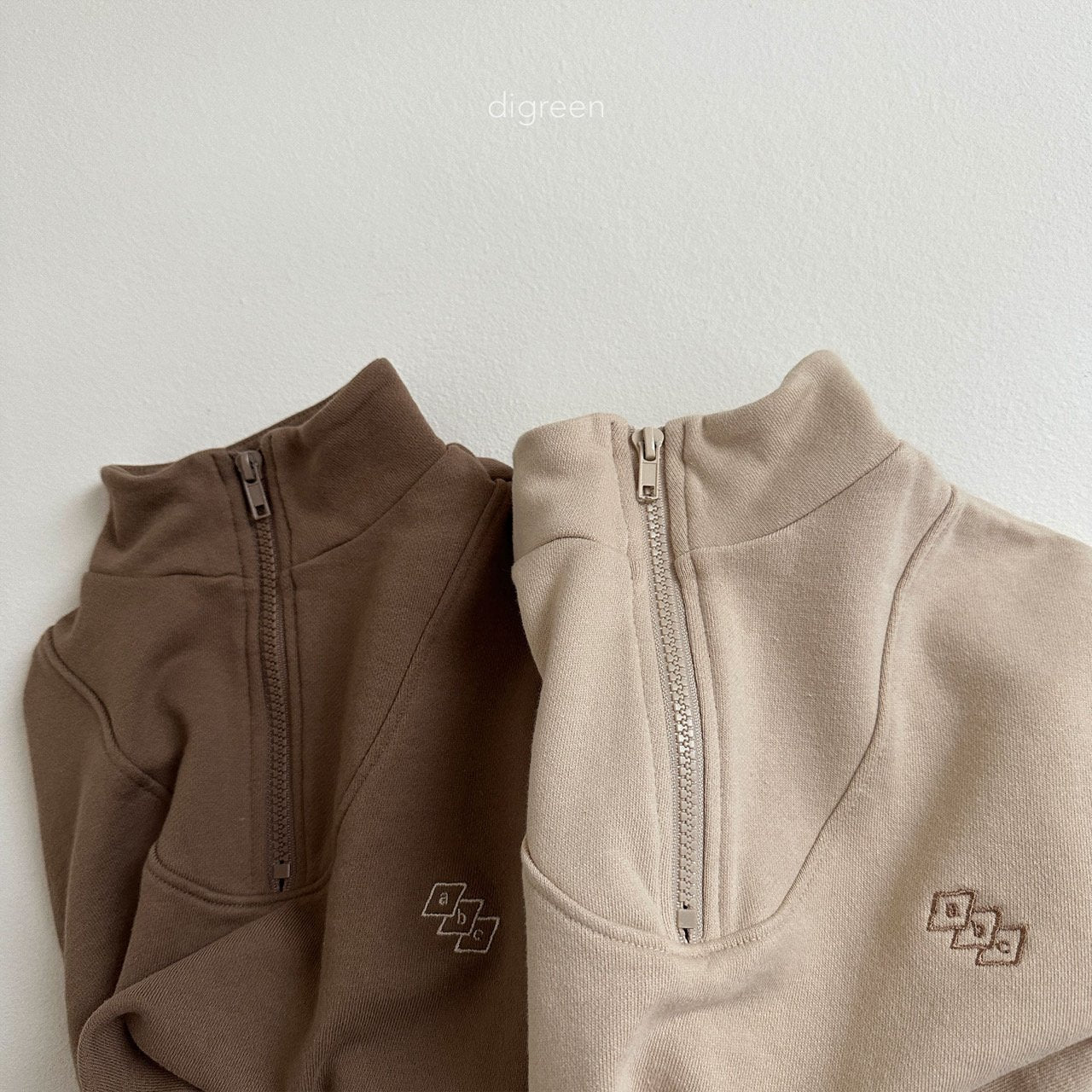 【お取り寄せ】ABC zip up / 2color / S(90)-XXL(130) / Digreen 2024fw