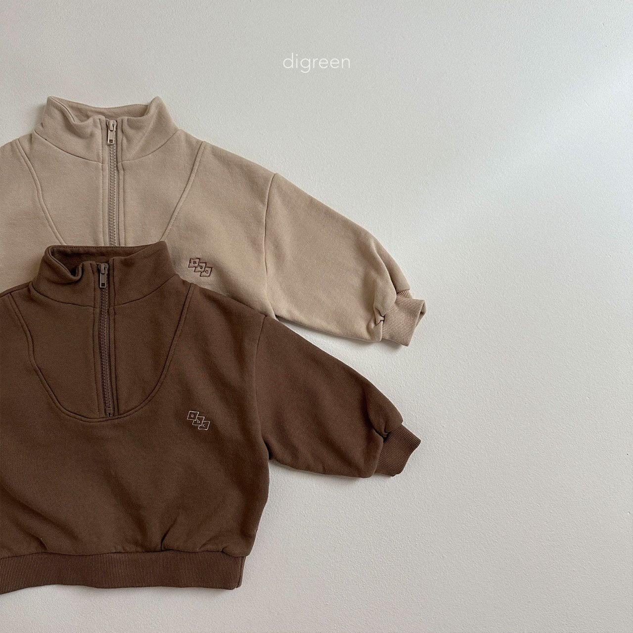 【お取り寄せ】ABC zip up / 2color / S(90)-XXL(130) / Digreen 2024fw