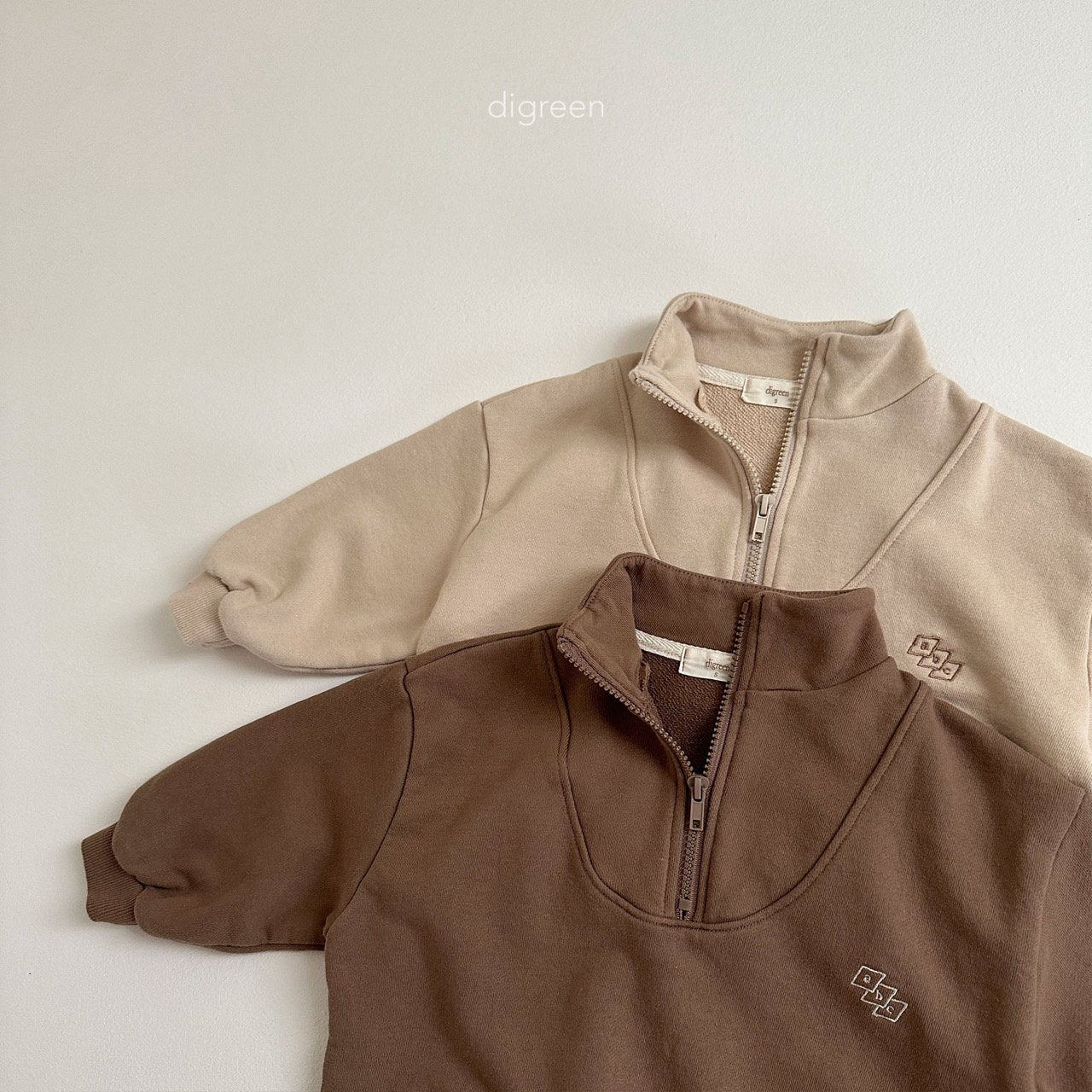 【お取り寄せ】ABC zip up / 2color / S(90)-XXL(130) / Digreen 2024fw