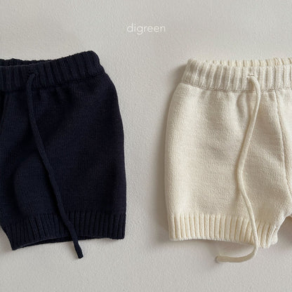 【お取り寄せ】Hand-knit pants / 2color / S(90)-XXL(130) / Digreen 2024fw