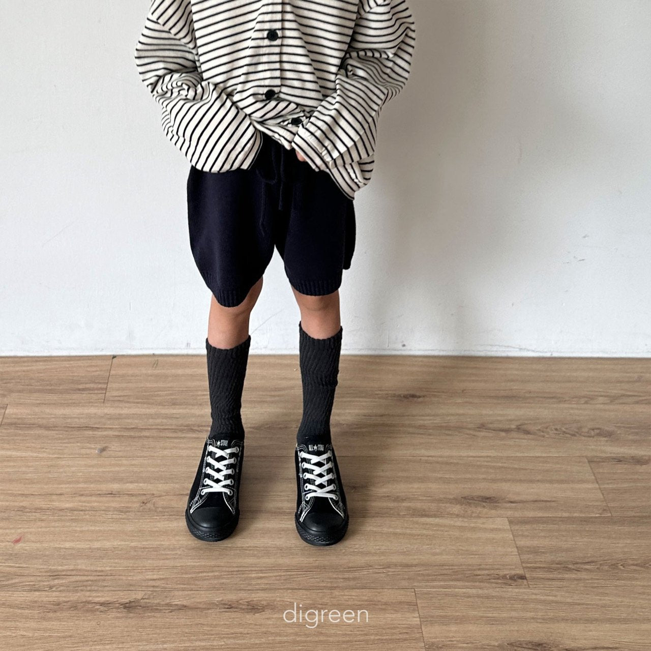 【お取り寄せ】Hand-knit pants / 2color / S(90)-XXL(130) / Digreen 2024fw