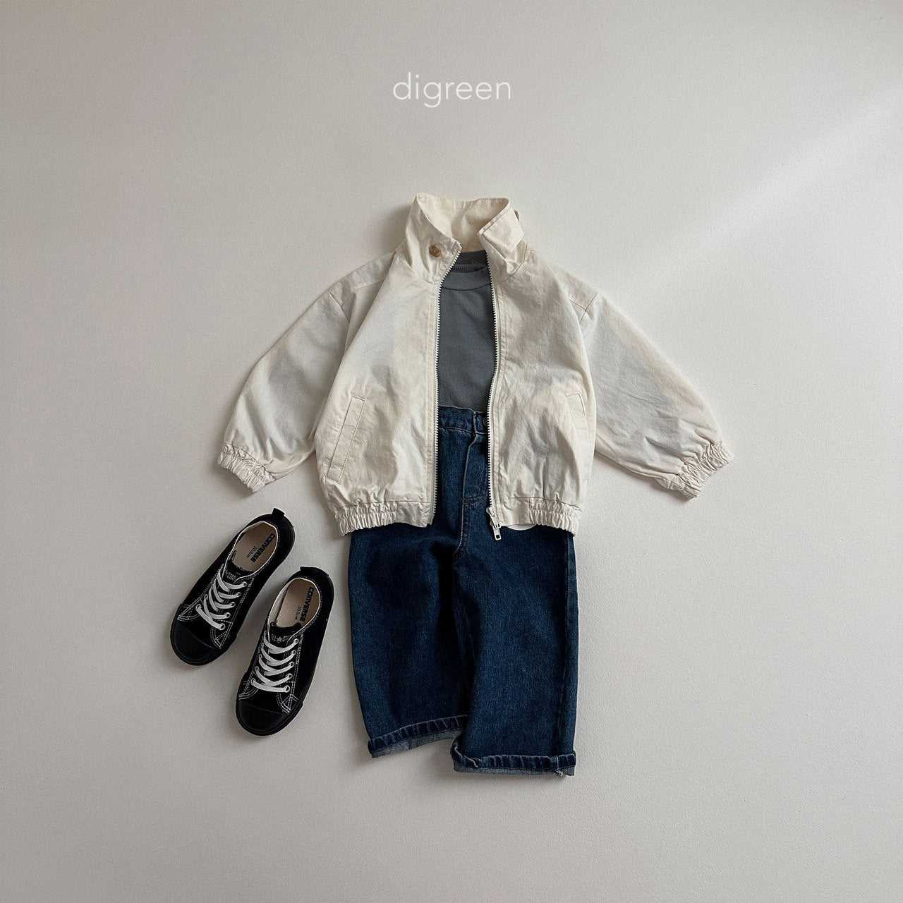 【お取り寄せ】two-way jumper / 2color / S(90)-XXL(130) / Digreen 2024fw