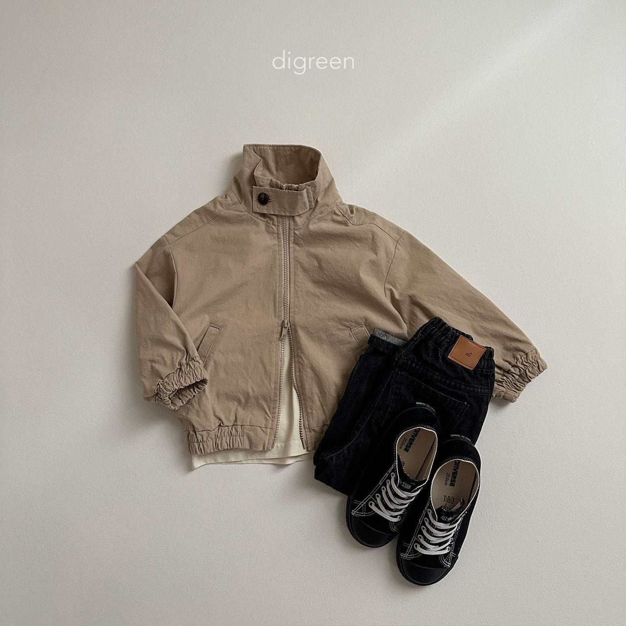 【お取り寄せ】two-way jumper / 2color / S(90)-XXL(130) / Digreen 2024fw