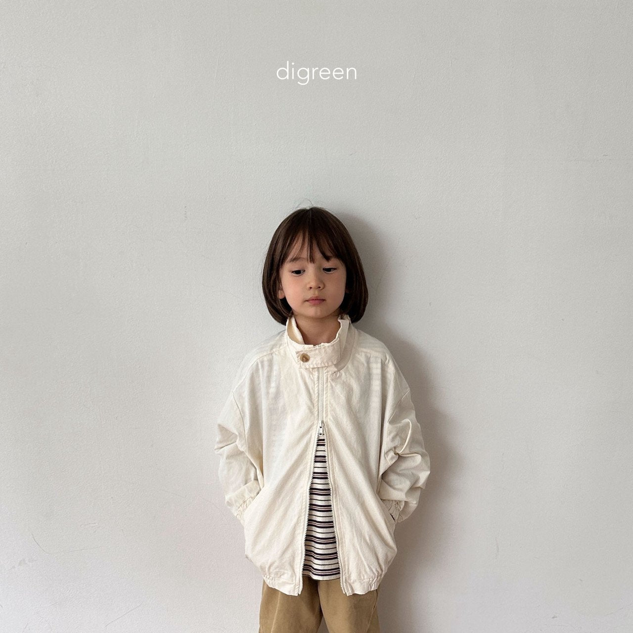 【お取り寄せ】two-way jumper / 2color / S(90)-XXL(130) / Digreen 2024fw