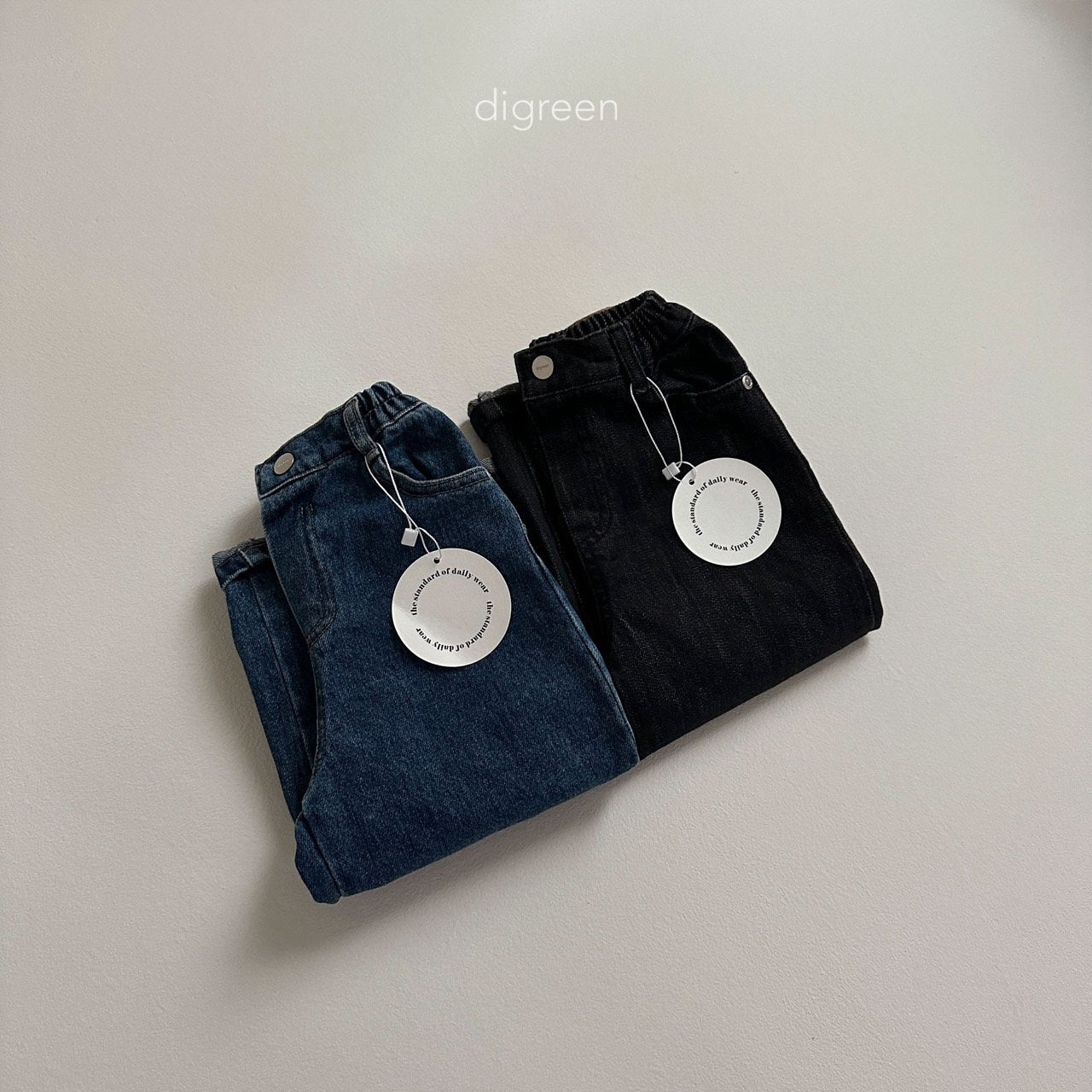 【韓国直送】Wide Dennim pants  / 2color / S(90)-XXL(130) / Digreen 2024fw