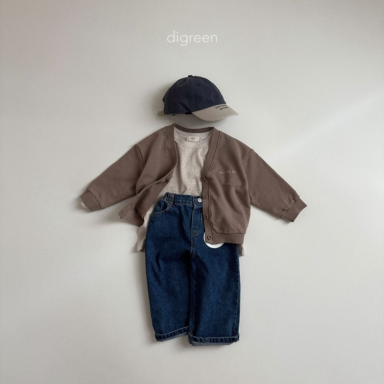 【韓国直送】Wide Dennim pants  / 2color / S(90)-XXL(130) / Digreen 2024fw