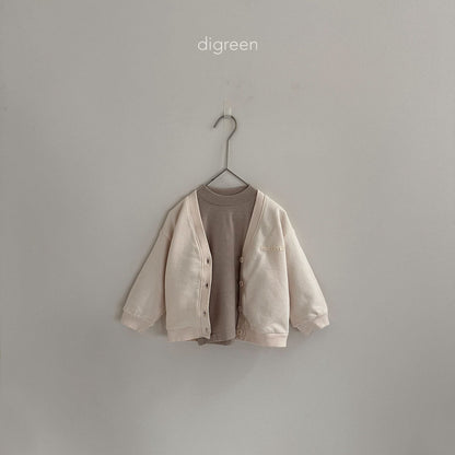 【お取り寄せ】Mellow cardigan  / 2color / S(90)-XXL(130) / Digreen 2024fw