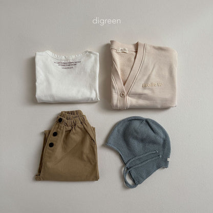 【お取り寄せ】Mellow cardigan  / 2color / S(90)-XXL(130) / Digreen 2024fw