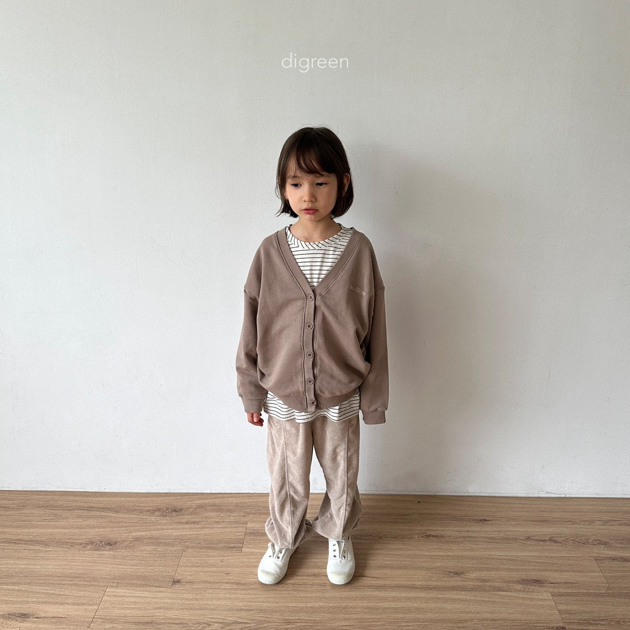 【お取り寄せ】Mellow cardigan  / 2color / S(90)-XXL(130) / Digreen 2024fw