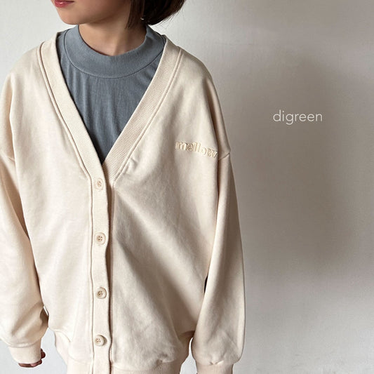 【お取り寄せ】Mellow cardigan  / 2color / S(90)-XXL(130) / Digreen 2024fw