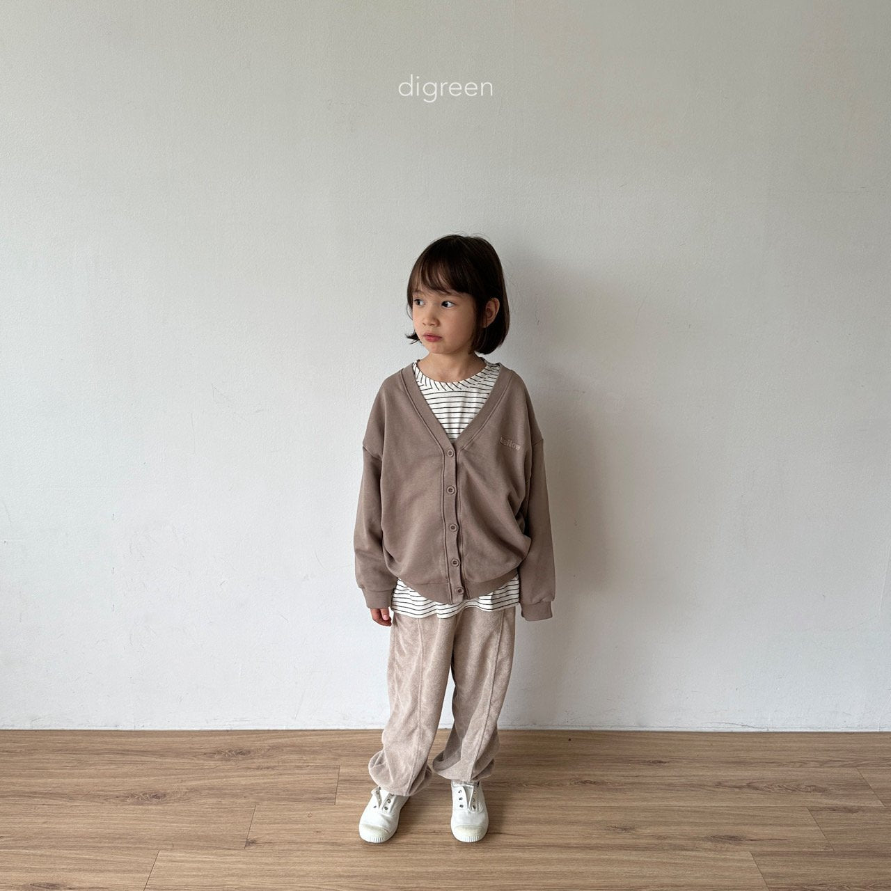 【お取り寄せ】Mellow cardigan  / 2color / S(90)-XXL(130) / Digreen 2024fw