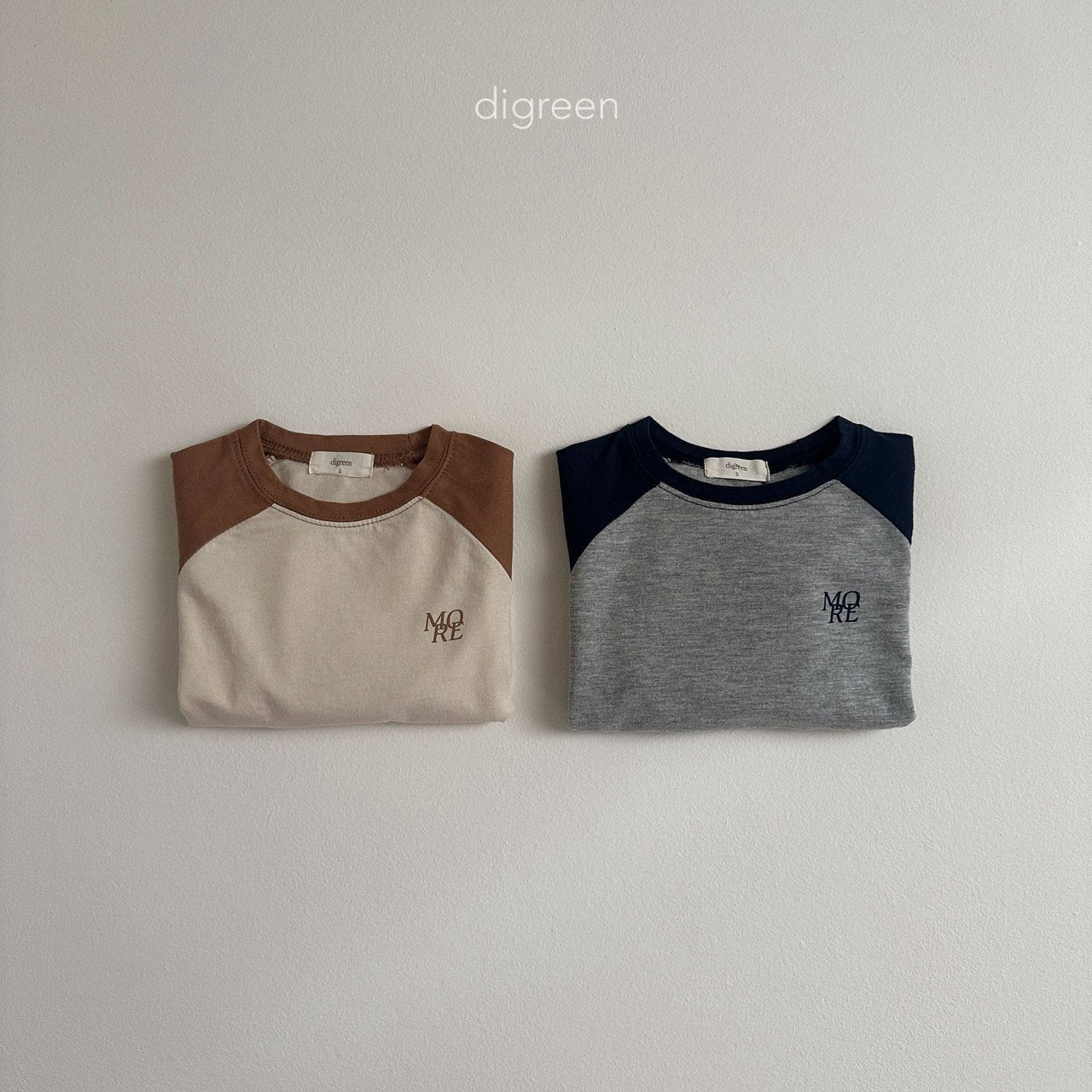 【お取り寄せ】More T-shirt  / 2color / S(90)-XXL(130) / Digreen 2024fw