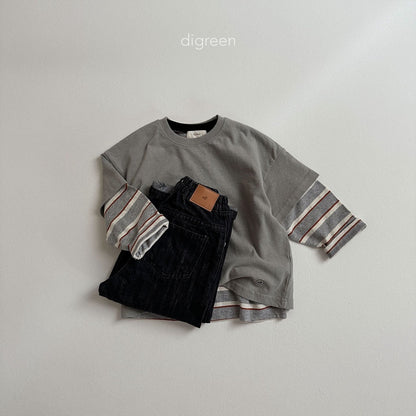 【お取り寄せ】Daily T-shirt  / 3color / S(90)-XXL(130) / Digreen 2024fw