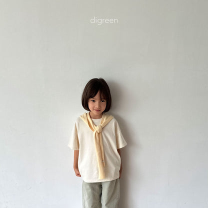 【お取り寄せ】Daily T-shirt  / 3color / S(90)-XXL(130) / Digreen 2024fw