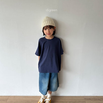 【お取り寄せ】Daily T-shirt  / 3color / S(90)-XXL(130) / Digreen 2024fw