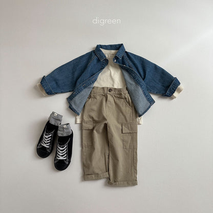 【お取り寄せ】Cargo pants   / 3color / S(90)-XXL(130) / Digreen 2024fw