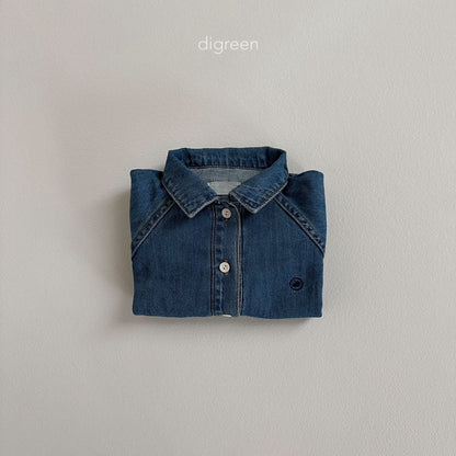 【お取り寄せ】Denim glan shirts  / S(90)-XXL(130) / Digreen 2024fw