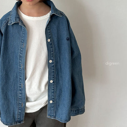 【お取り寄せ】Denim glan shirts  / S(90)-XXL(130) / Digreen 2024fw