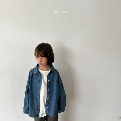 【お取り寄せ】Denim glan shirts  / S(90)-XXL(130) / Digreen 2024fw