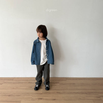 【お取り寄せ】Denim glan shirts  / S(90)-XXL(130) / Digreen 2024fw