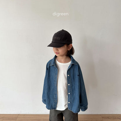 【お取り寄せ】Denim glan shirts  / S(90)-XXL(130) / Digreen 2024fw