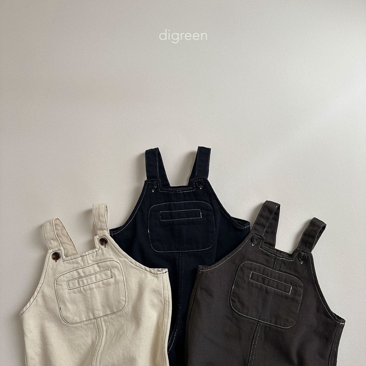 【お取り寄せ】Pocket overalls  / 3color / S(90)-XXL(130) / Digreen 2024fw