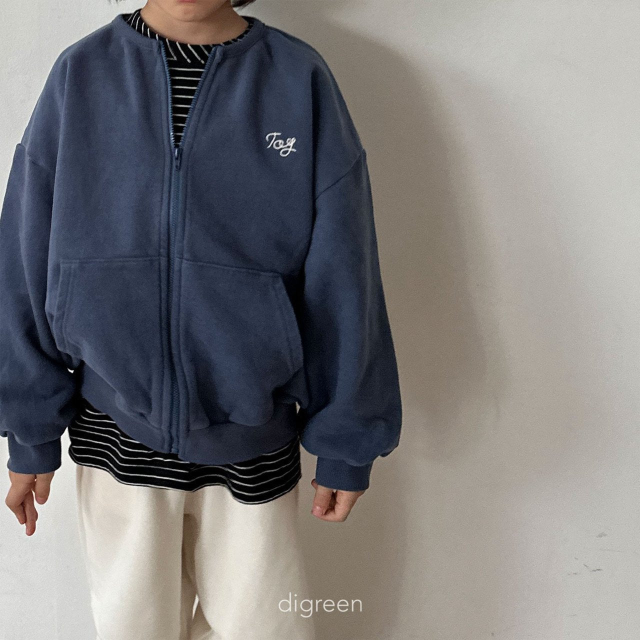 【お取り寄せ】Toy zip-up  / 3color / S(90)-XXL(130) / Digreen 2024fw