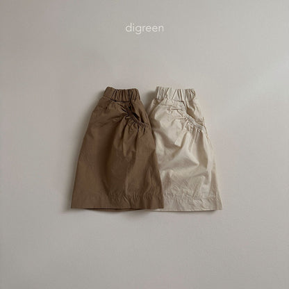 【お取り寄せ】Band skirt  / 2color / S(90)-XXL(130) / Digreen 2024fw