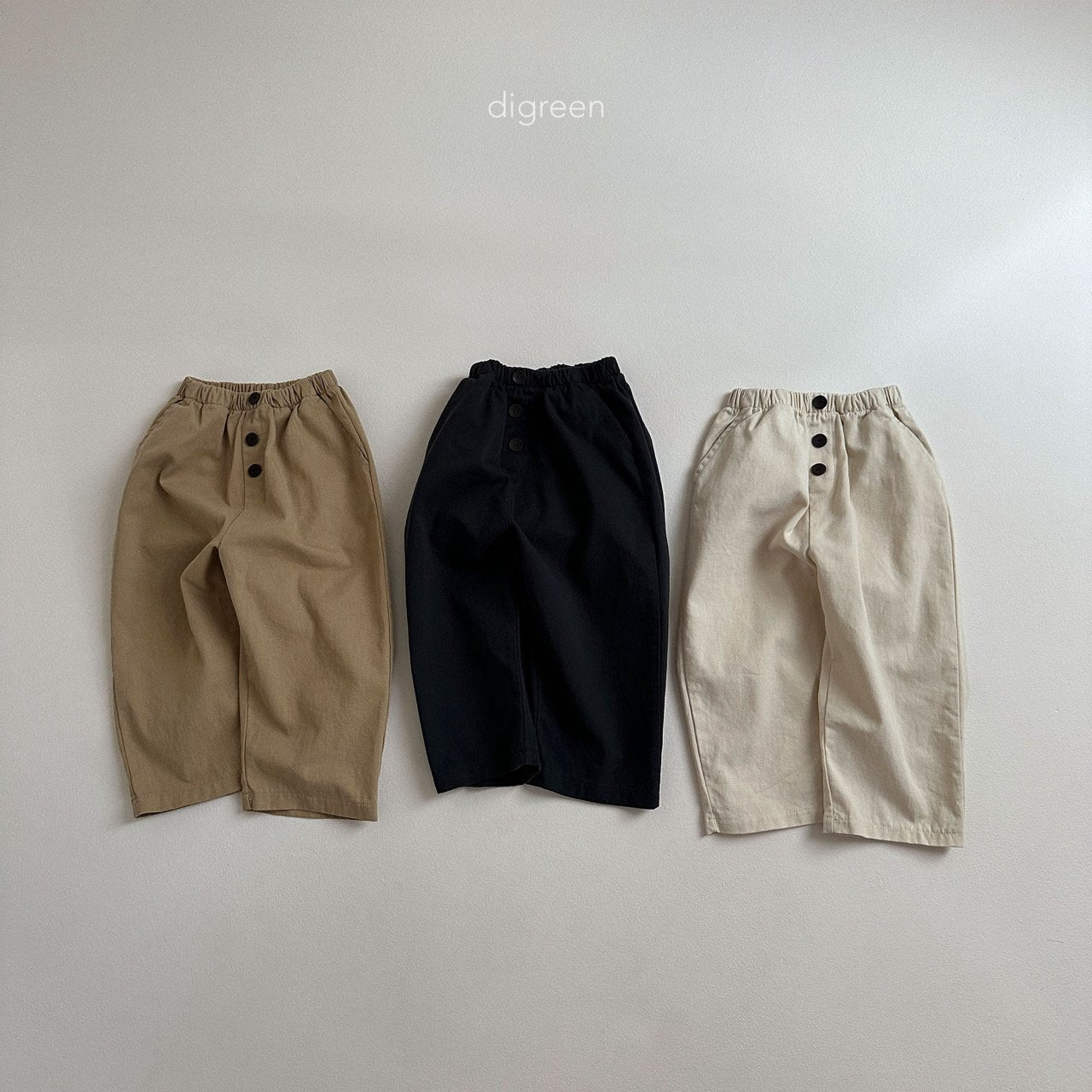 【お取り寄せ】Eyelet Pants  / 3color / S(90)-XXL(130) / Digreen 2024fw