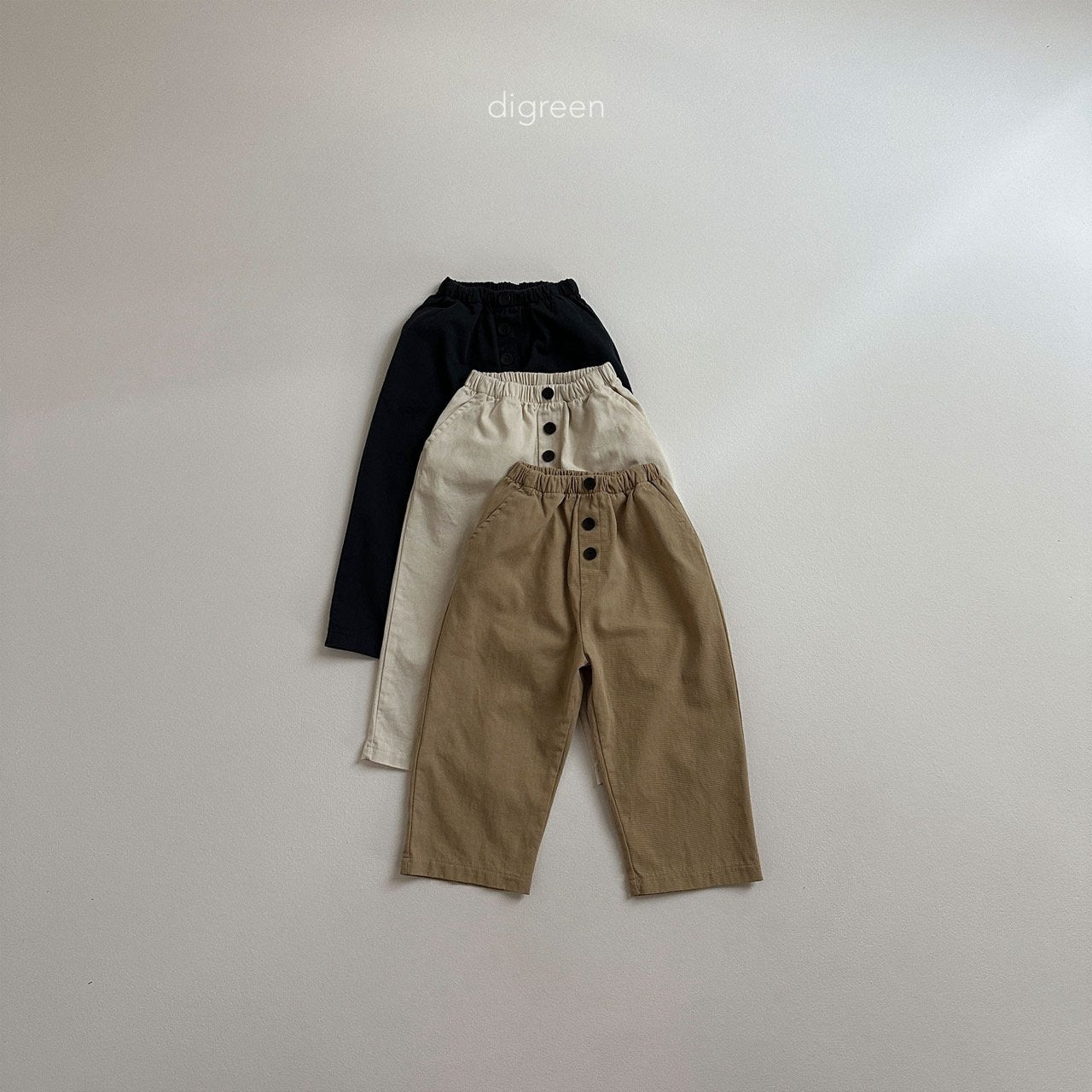 【お取り寄せ】Eyelet Pants  / 3color / S(90)-XXL(130) / Digreen 2024fw