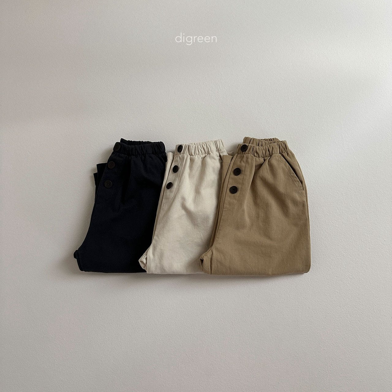 【お取り寄せ】Eyelet Pants  / 3color / S(90)-XXL(130) / Digreen 2024fw