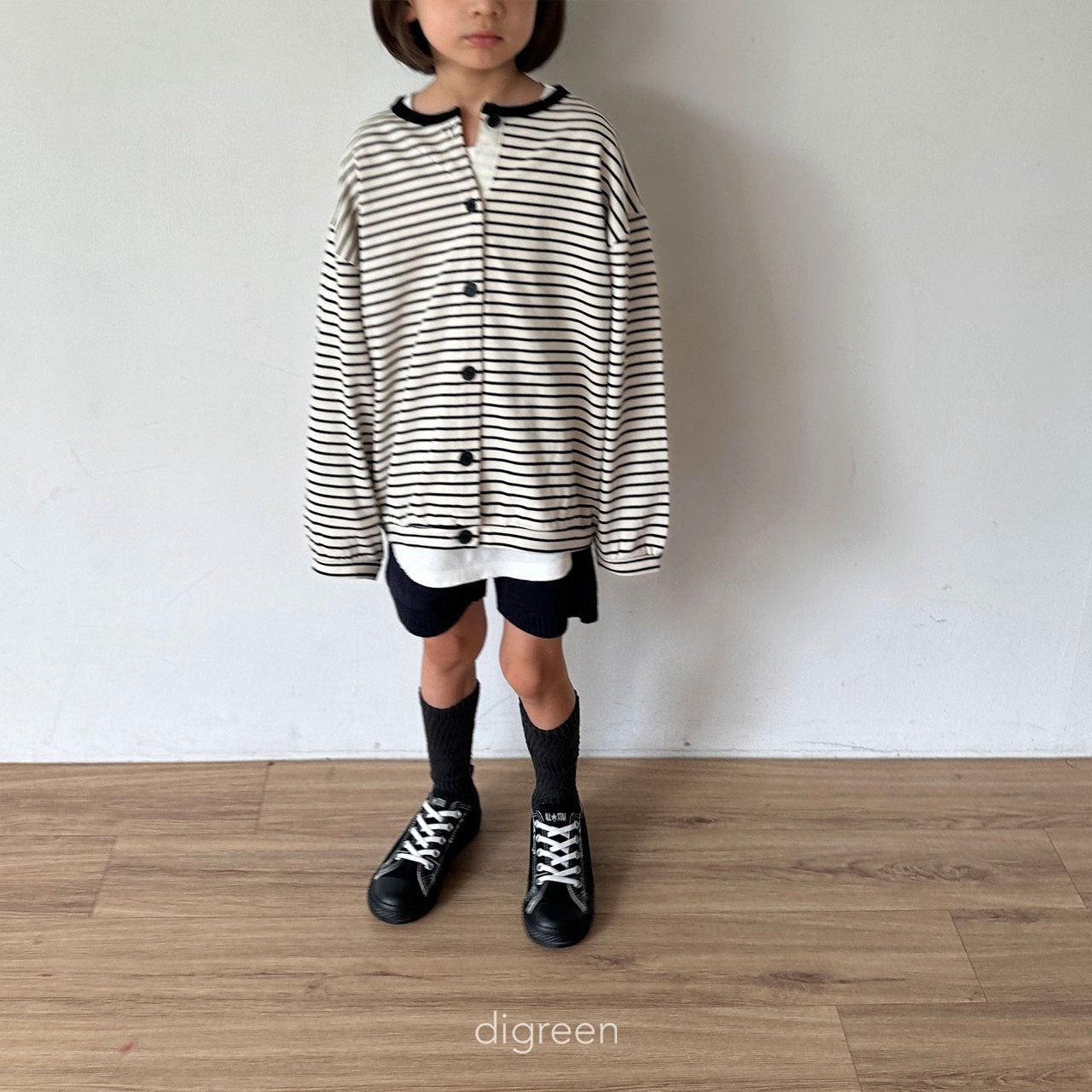 【お取り寄せ】Hey cardigan / 2color / S(90)-XXL(130) / Digreen 2024fw