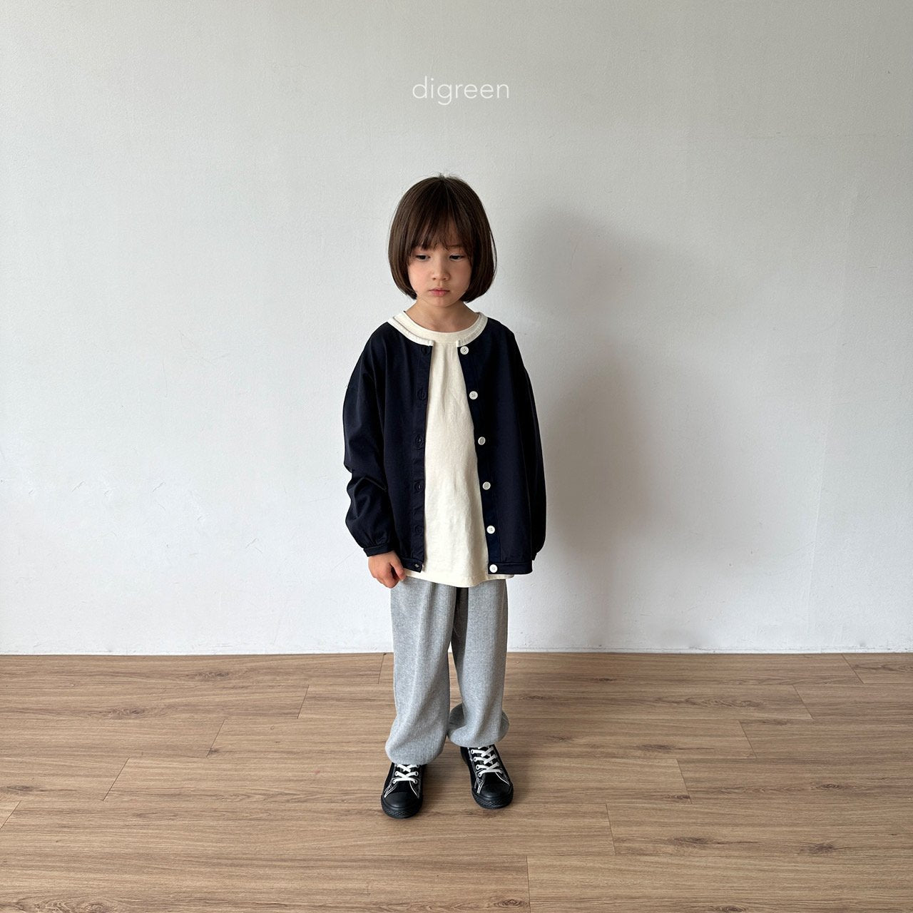 【お取り寄せ】Hey cardigan / 2color / S(90)-XXL(130) / Digreen 2024fw