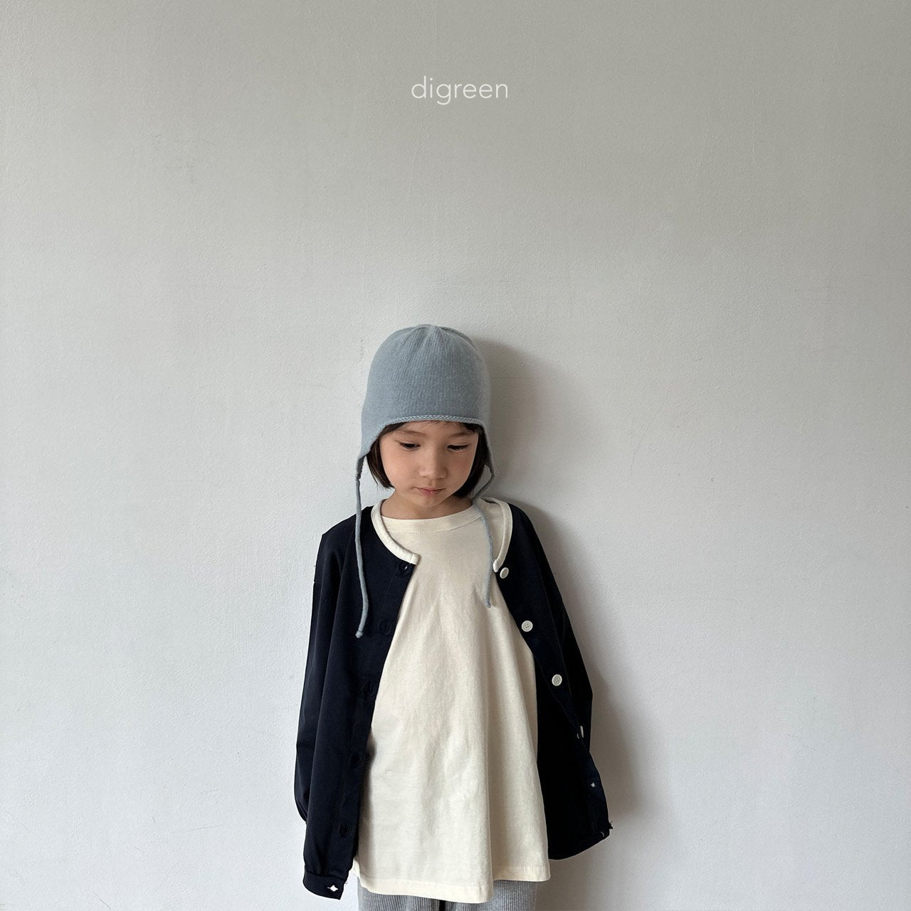 【お取り寄せ】Hey cardigan / 2color / S(90)-XXL(130) / Digreen 2024fw