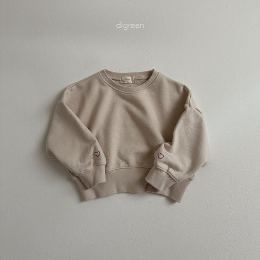 【即納】Crop heart MTM  / Beige / M(100)-XXL(130) / Digreen 2024fw【国内直送ｂ】