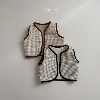 【お取り寄せ】Reversible vest  / 2color / S(90)-XXL(130) / Digreen 2024fw