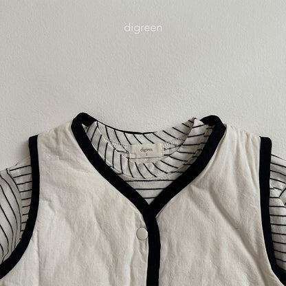 【お取り寄せ】Reversible vest  / 2color / S(90)-XXL(130) / Digreen 2024fw