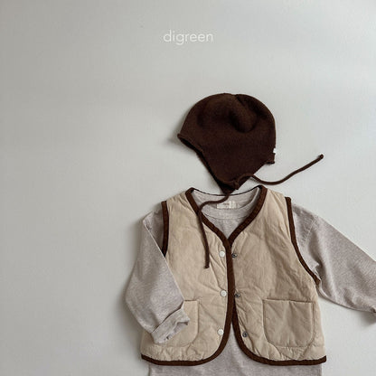 【お取り寄せ】Reversible vest  / 2color / S(90)-XXL(130) / Digreen 2024fw