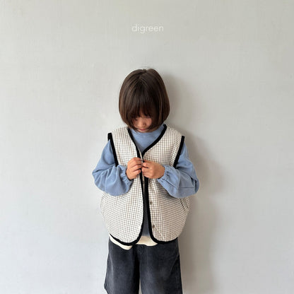 【お取り寄せ】Reversible vest  / 2color / S(90)-XXL(130) / Digreen 2024fw