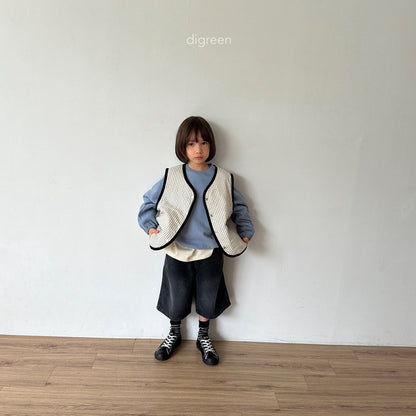 【お取り寄せ】Reversible vest  / 2color / S(90)-XXL(130) / Digreen 2024fw