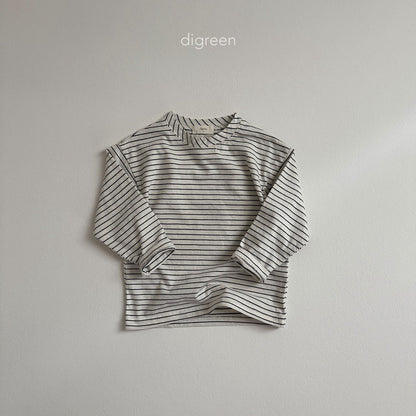 【お取り寄せ】Diagonal T-shirt / 2color / S(90)-XXL(130) / Digreen 2024fw