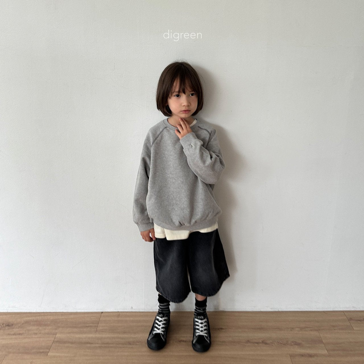 【お取り寄せ】Bermuda denim pants / 2color / S(90)-XXL(130) / Digreen 2024fw