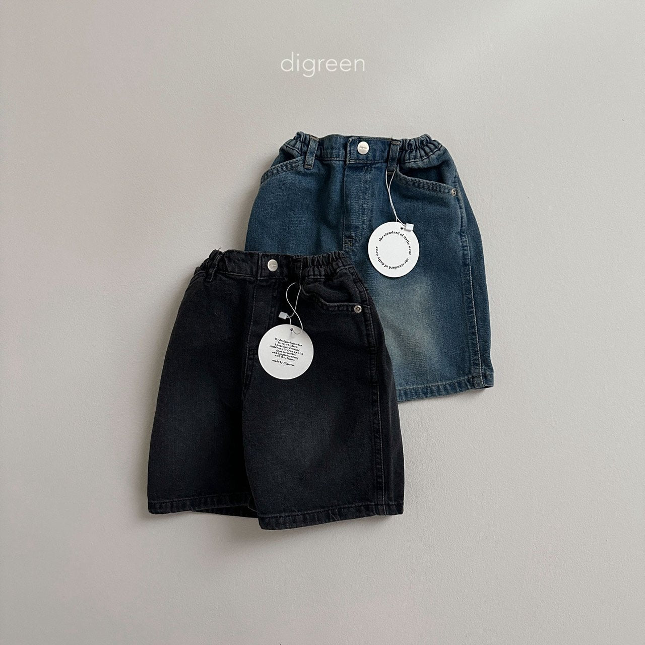 【お取り寄せ】Bermuda denim pants / 2color / S(90)-XXL(130) / Digreen 2024fw