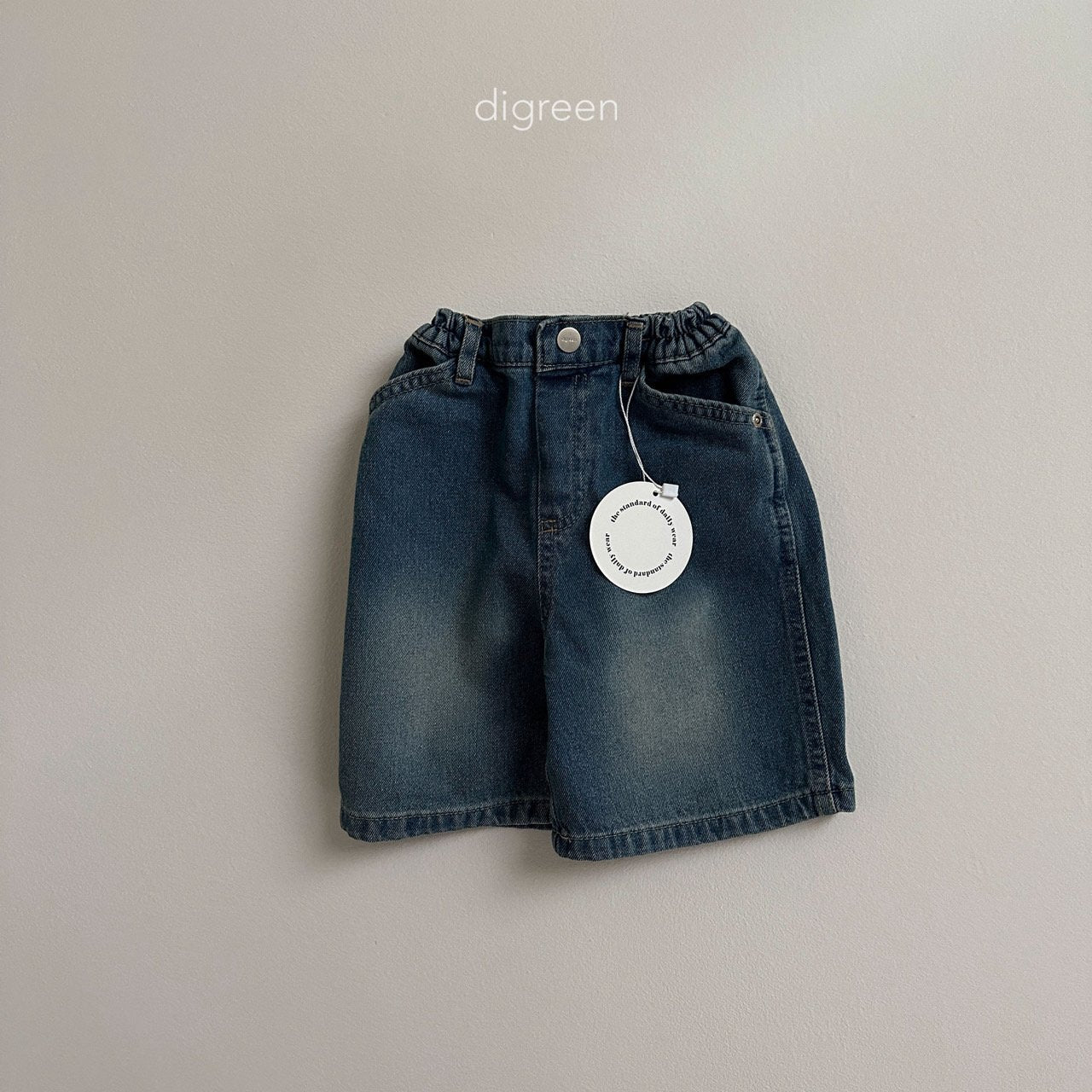 【お取り寄せ】Bermuda denim pants / 2color / S(90)-XXL(130) / Digreen 2024fw