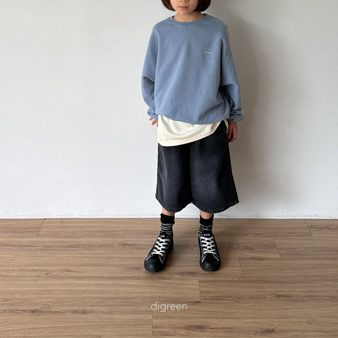 【お取り寄せ】Bermuda denim pants / 2color / S(90)-XXL(130) / Digreen 2024fw