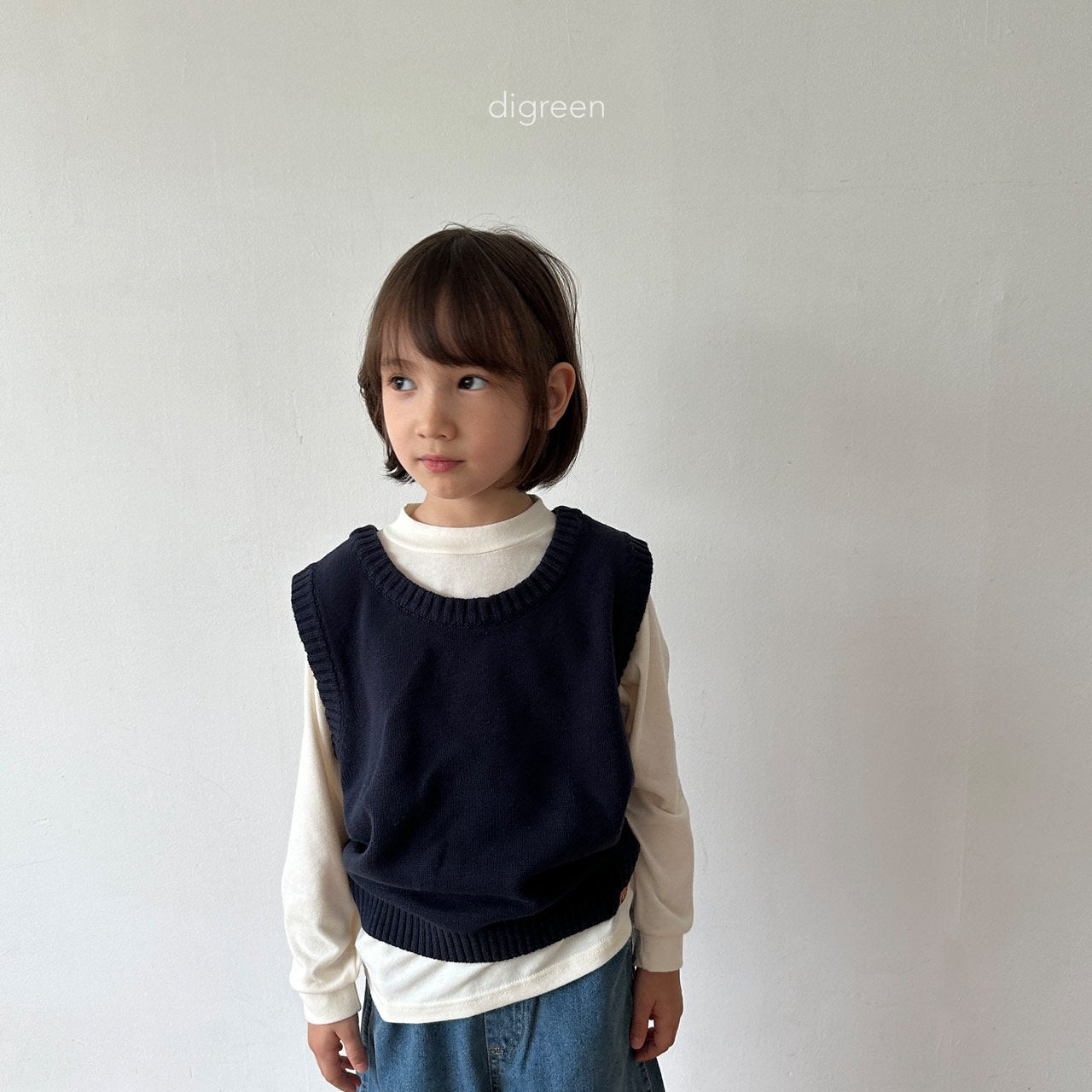 【お取り寄せ】Nana vest / 3color / S(90)-XXL(130) / Digreen 2024fw